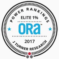 2017年ORA Power排名精英1%奖